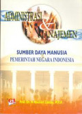 Administrasi dan Manajemen Sumber Daya Manusia Pemerintah Negara Indonesia