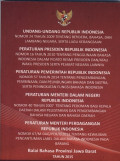 Undang-Undang, Peraturan Presiden, Peraturan Pemerintah, Paraturan Menteri Negara Republik Indonesia