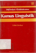 Kamus Linguistik Edisi Ketiga