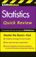CLIFFS NOTES, STATISTICS QUICK REVIEW