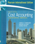 Cost accounting : a managerial emphasis