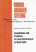 Foundations and problems of local government in rural India