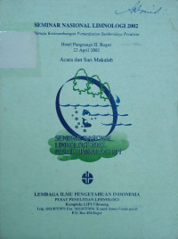 Seminar nasional limnologi 2002