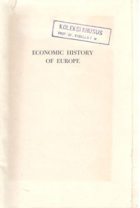 Economic History of Europa