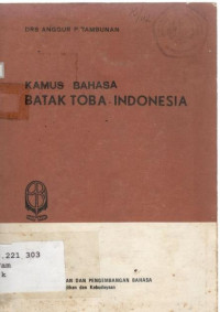 Kamus Bahasa Batak Toba - Indonesia