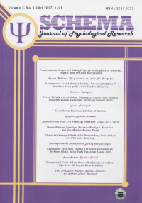 [Journal] SCHEMA : Journal of Psychological Research (Vol. 3 No. 1, Mei 2017