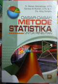 Dasar-Dasar Metode Statistika Untuk Penelitian 