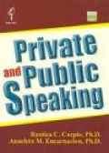 Private and Public Speaking