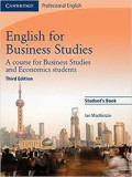 English for business studies: a course for businnes studies and economics students.