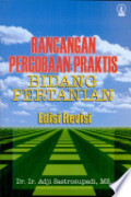 Rancangan percobaan praktis  bidang pertanian