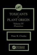 Toxicants of Plant Origin Volume IV Phenolics