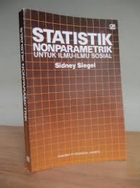 Statistik nonparametrik : untuk ilmu-ilmu sosial.