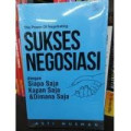 Sukses Negosiasi : Dengan Siapa Saja, Kapan Saja dan Dimana Saja