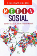 Media Sosial Perspektif komunikasi,Budaya,Dan sosioteknologi