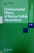 Environmental effects of marine finfish aquaculture
