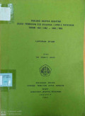 Evaluasi dampak kegiatan usaha perbaikan gizi keluarga (UPGK) perikanan tahun 1981, 1982, 1983