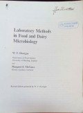 Laboratory methods in food dairy microbiology