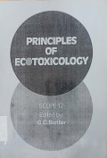 Principles of ecotoxicology SCOPE 12