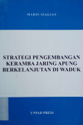 Strategi pengembangan keramba jaring apung berkelanjutan di waduk.