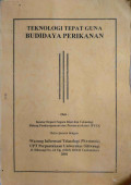 Teknologi tepat guna budidaya perikanan