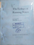The ecology of running waters