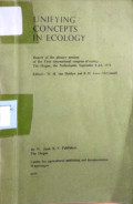 Unifying concepts in ecology