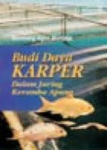 Budidaya karper dalam jaring keramba apung
