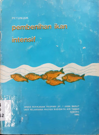 Petunjuk pembenihan ikan intensif