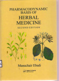 Pharmacodynamic Basis of Herbal Medicine