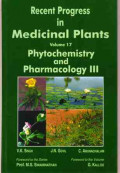 Recent Progress in Medicinal Plants Volume 17 Phytochemistry and Pharmacology III
