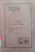 Proceedings of the Fourth Pacific Science Congress Java, 1929 Vol.II B
