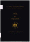 The Impact of rural road accessibility on the agriculture sector in Rural Java