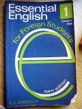 Essential english for foreign students book 1, teacher's book