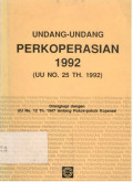 Undang - Undang Perkoprasian 1992