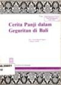 Cerita Panji Dalam Geguritan Di Bali
