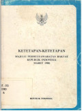 Ketetapan - Ketetapan ,Majlis Permusyawaratan Rakyat Republik Indonesia