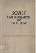 Soviet Civil Legislation And Procedure