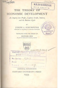 The Theory of  Economic Develoment