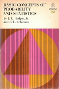 Basic concepts of probability and statistics