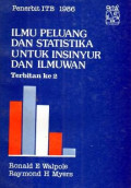 Ilmu peluang statistika untuk insinyur dan ilmuwan