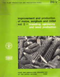 Improvement and production of maize, sorghum and millet