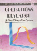 Operations research: model-model pengambilan keputusan
