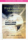 World class supply management: the key to supply chain management