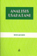 Analisis usaha tani