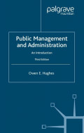 Public Management and Administration: An Introduction