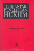 PENGANTAR PENELITIAN HUKUM