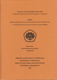 Kebudayaan Lokal dalam Bingkai Arsitektur Religi : studi kasus Kompleks Ziarah Gua Maria Sendangsono, D.I. Yogyakarta