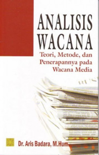 Analisis Wacana Teori, Metode, dan Penerapannya