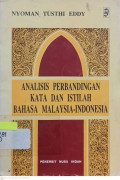 Analisis Perbandingan Kata dan Istilah Bahasa Malaysia-Indonesia
