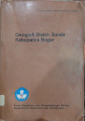 Geografi Dialek Sunda Kabupaten Bogor